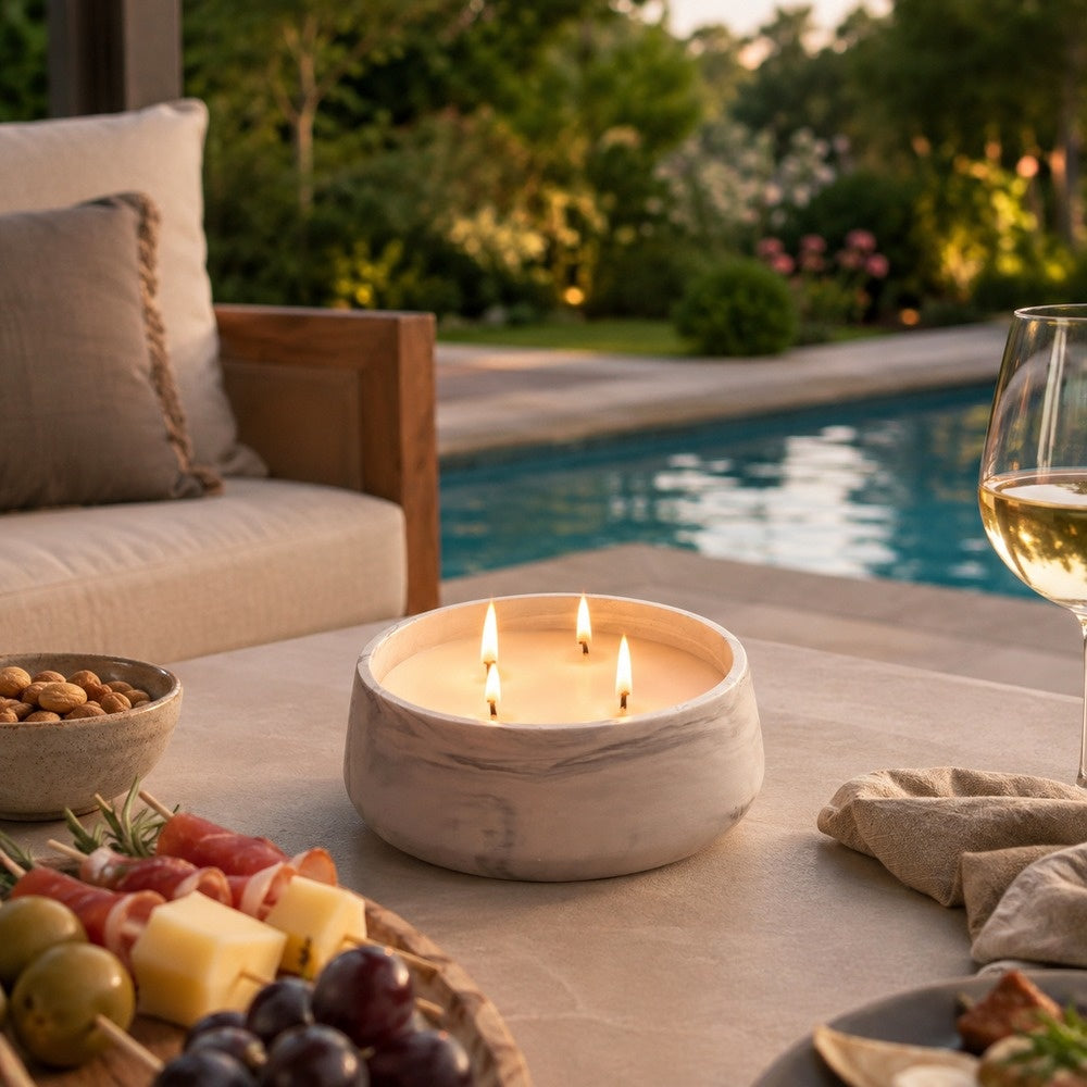 Vela en concreto XL aroma Citronella