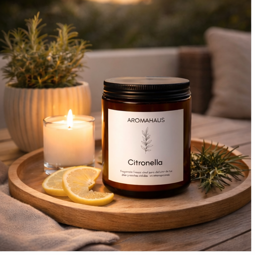Vela Ámbar - Citronella 200g