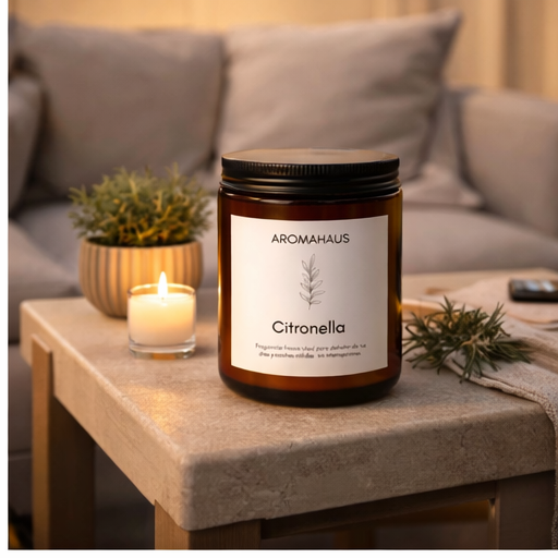 Vela Ámbar - Citronella 200g