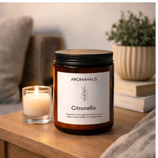 Vela Ámbar - Citronella 200g