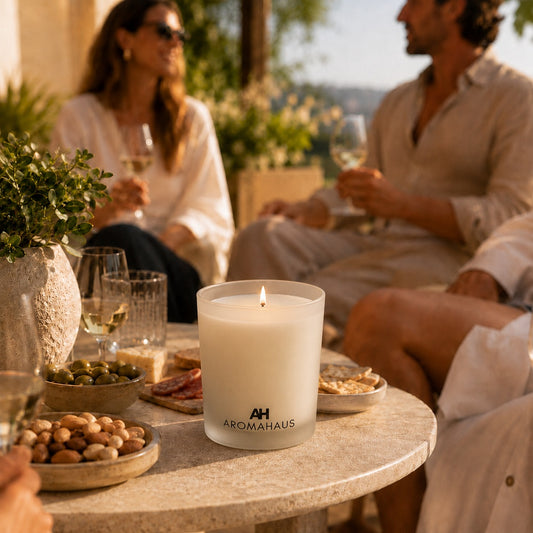 vela cera de soya citronella & cedro