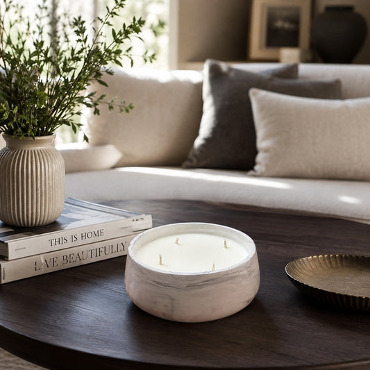 Vela en concreto XL aroma Citronella