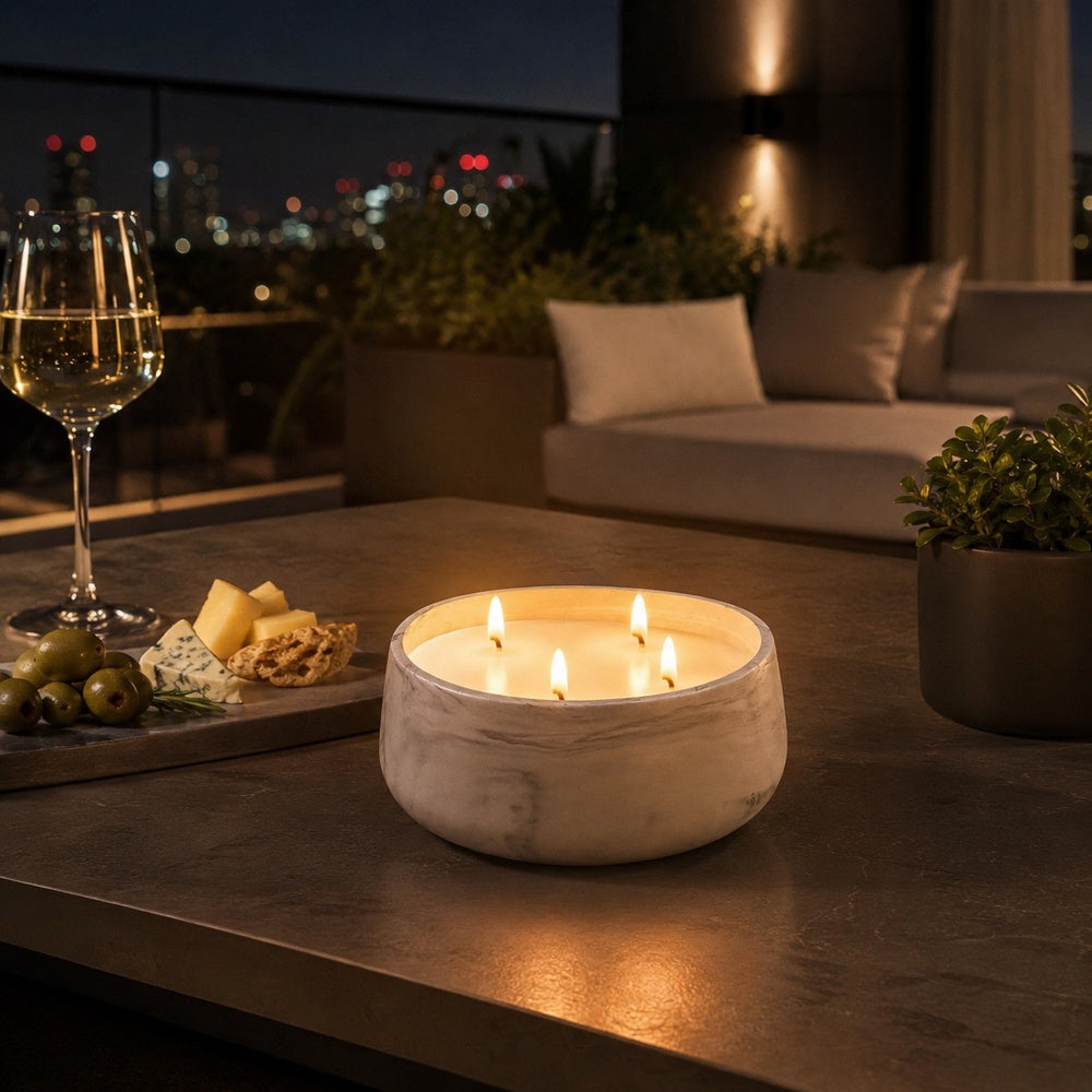 Vela en concreto XL aroma Citronella